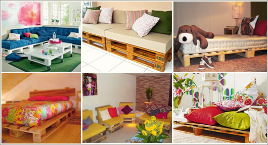 Como fazer decoração vintage e materiais alternativos 4 pallet 11