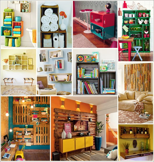 Como fazer decoração vintage e materiais alternativos 5 psllet21