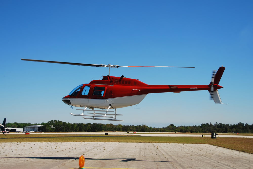A viagem de helicóptero é perigosa? 1 viagem de helicóptero