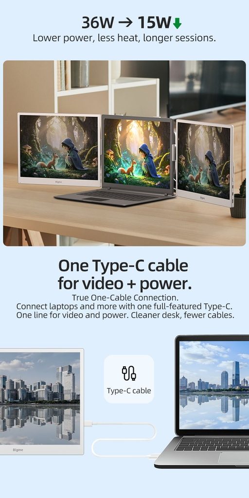 Lançamento mundial do Bigme B13 Pro: monitor E Ink colorido de 13,3 polegadas com 60 FPS, conforto visual, fluidez, portabilidade e baixo consumo de energia! 4 Bigme B13 Pro